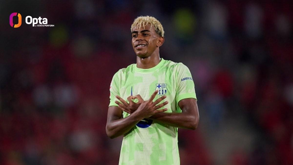 金年会官网-超越法蒂，亚马尔是本世纪西甲打入15球最年轻的球员